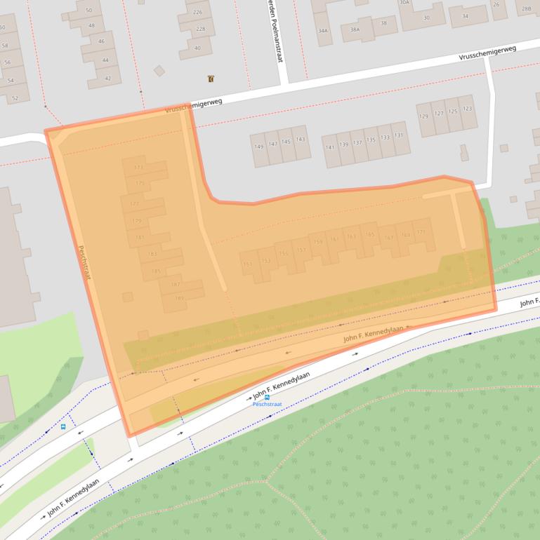 Kaart van postcodegebied 6417PK.