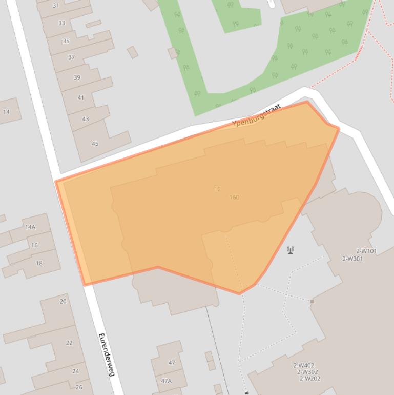 Kaart van postcodegebied 6417PS.