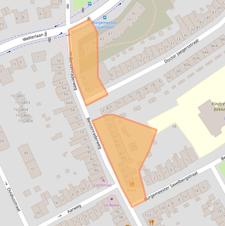 Kaart van postcodegebied 6417SK.