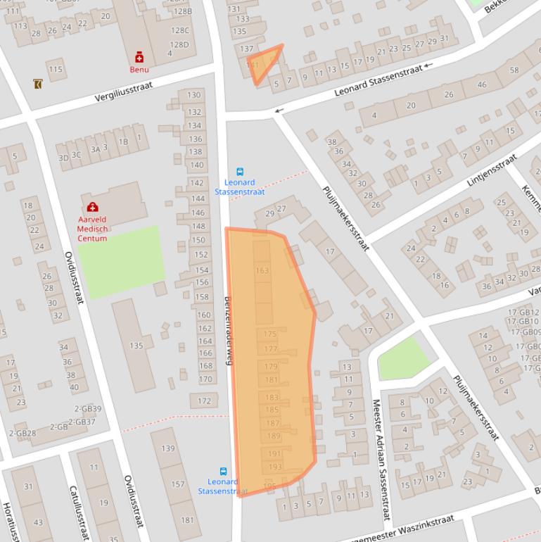 Kaart van postcodegebied 6417SM.