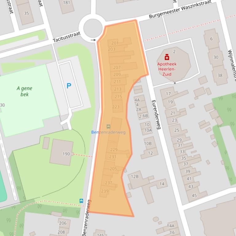 Kaart van postcodegebied 6417SN.