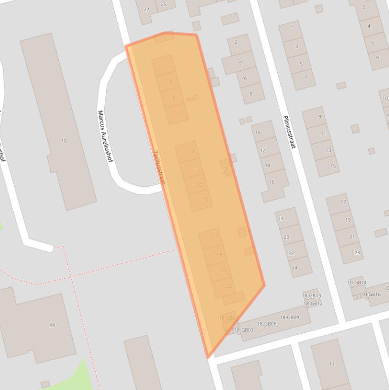 Kaart van postcodegebied 6417TT.