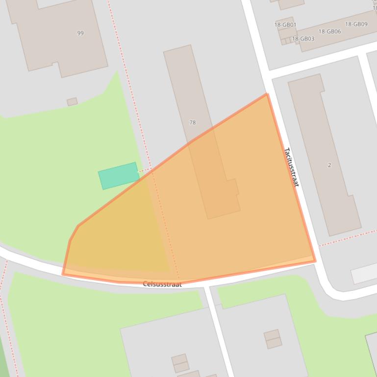 Kaart van postcodegebied 6417TW.