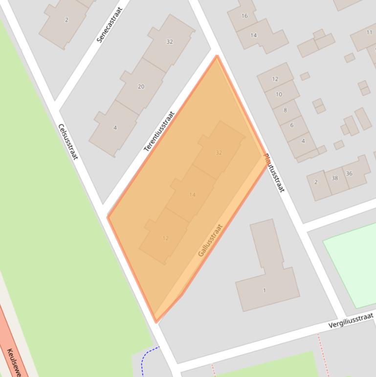 Kaart van postcodegebied 6417VE.