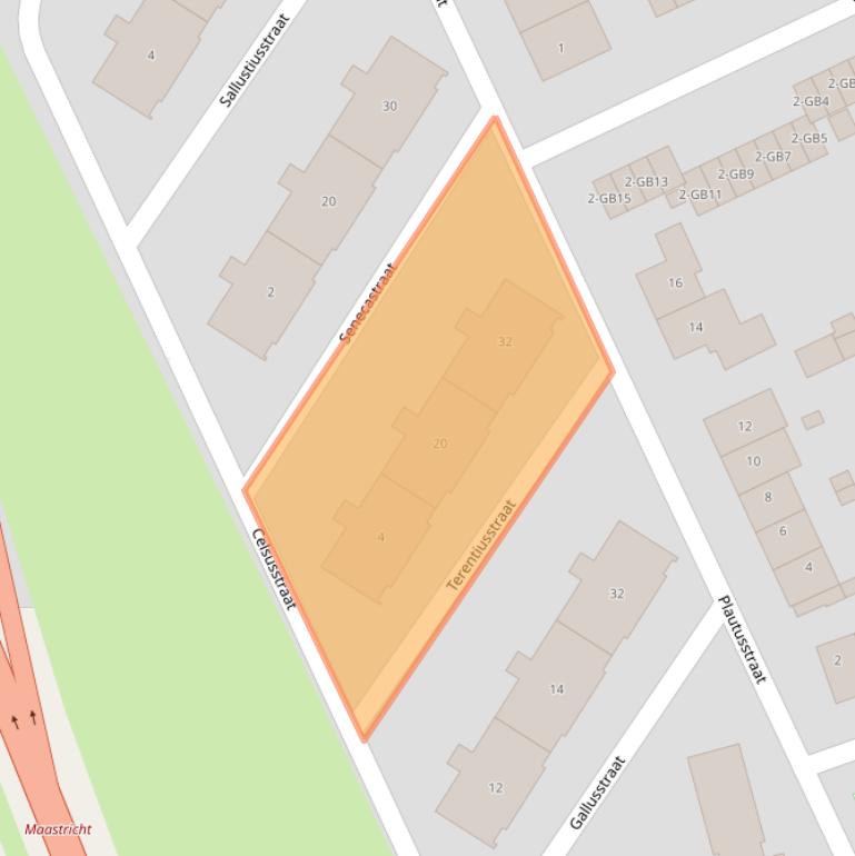 Kaart van postcodegebied 6417VG.