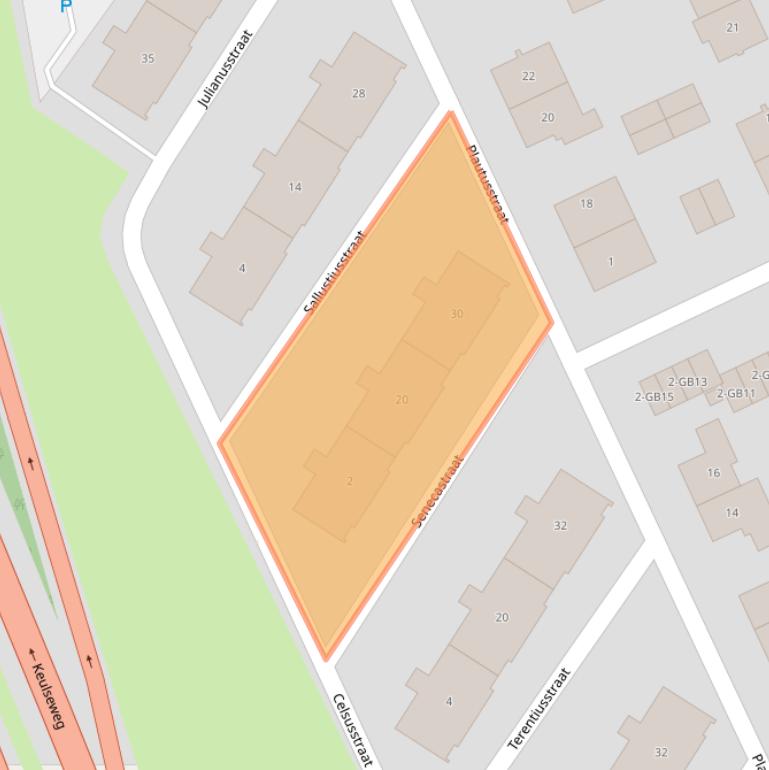 Kaart van postcodegebied 6417VH.