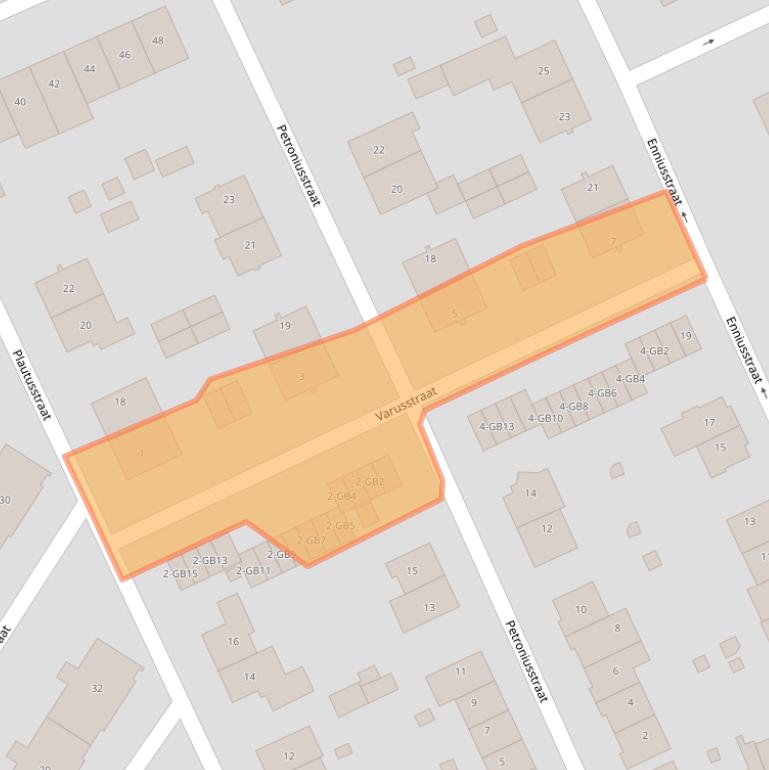 Kaart van postcodegebied 6417VK.