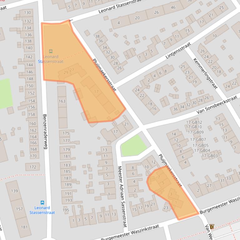 Kaart van postcodegebied 6417XL.