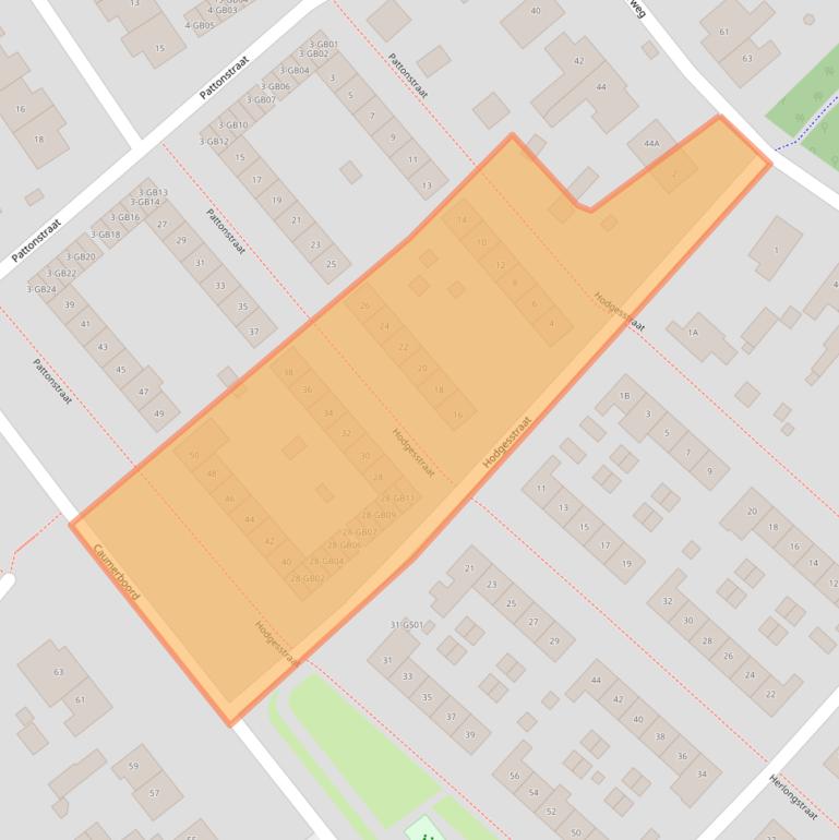 Kaart van postcodegebied 6418AN.