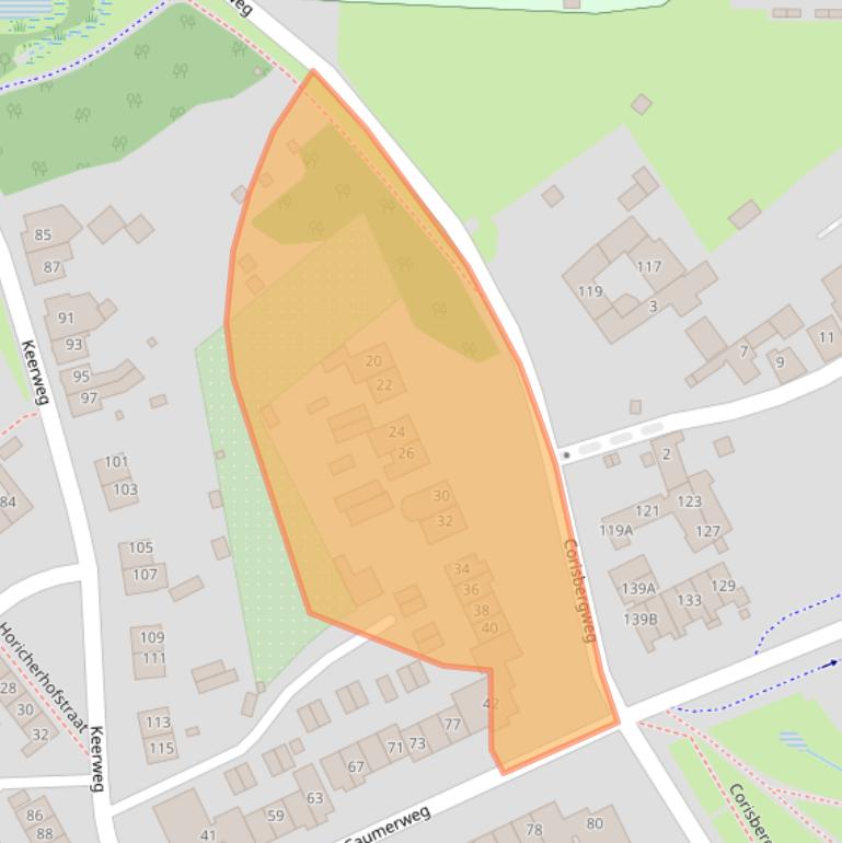 Kaart van postcodegebied 6418CW.