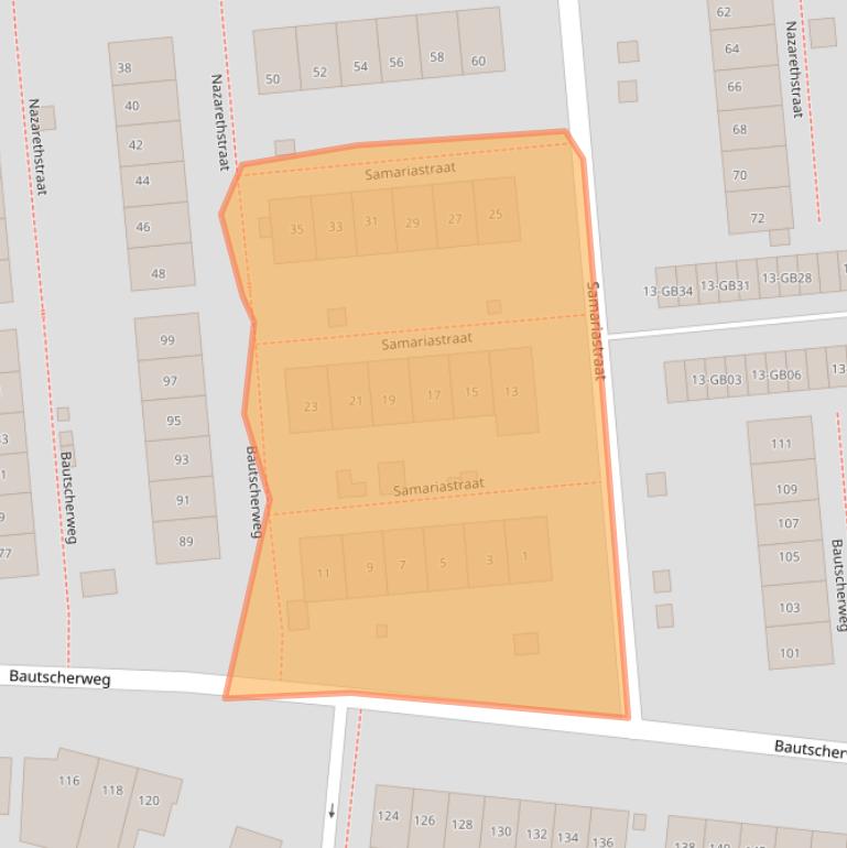 Kaart van postcodegebied 6418GB.