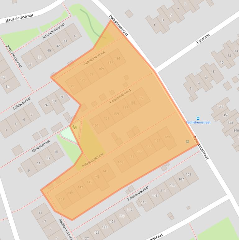 Kaart van postcodegebied 6418HD.