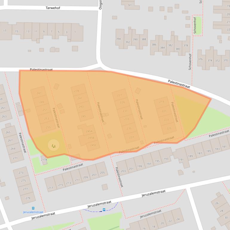 Kaart van postcodegebied 6418HG.