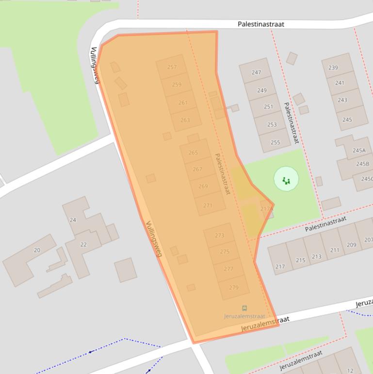 Kaart van postcodegebied 6418HH.