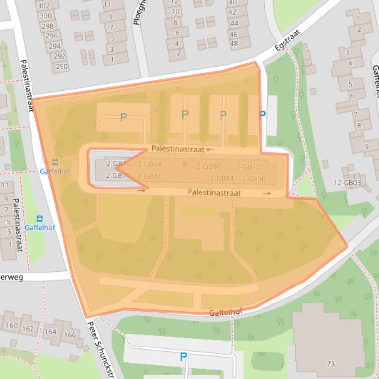 Kaart van postcodegebied 6418HJ.