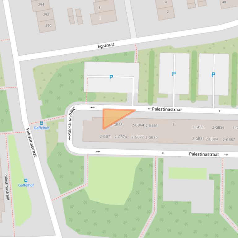Kaart van postcodegebied 6418HK.