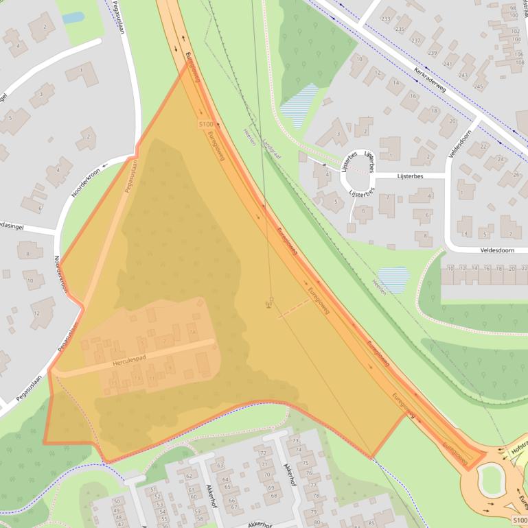 Kaart van postcodegebied 6418KH.