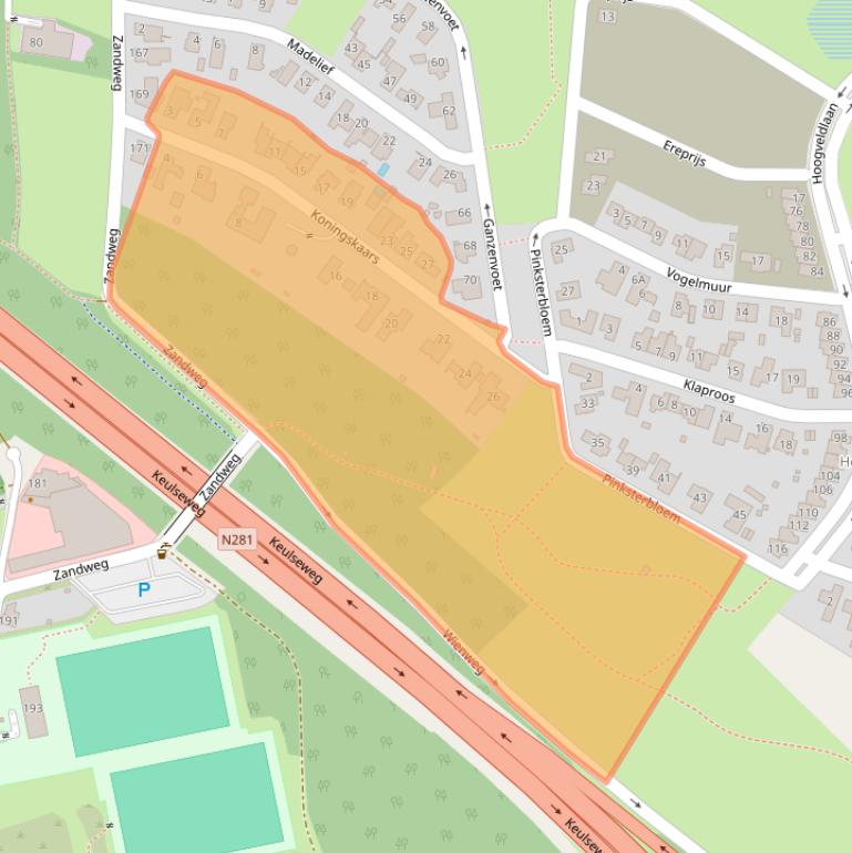 Kaart van postcodegebied 6418PR.