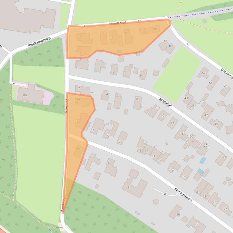 Kaart van postcodegebied 6418PT.