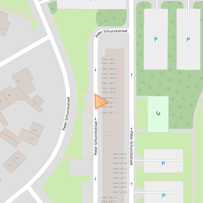 Kaart van postcodegebied 6418VM.