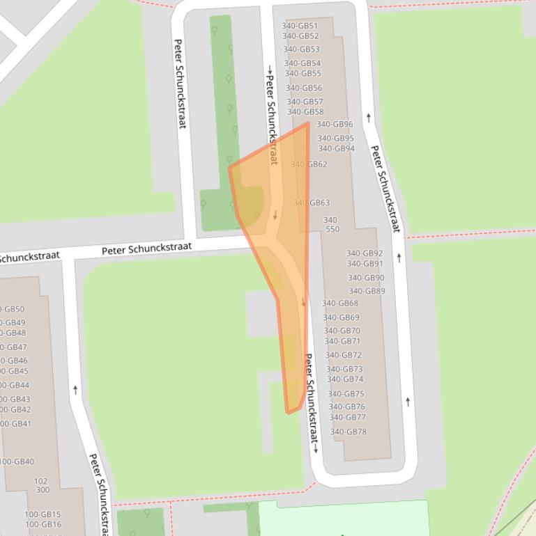 Kaart van postcodegebied 6418XR.