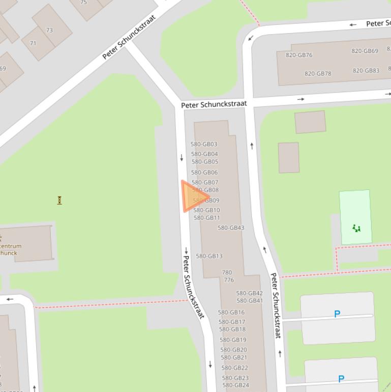 Kaart van postcodegebied 6418XX.