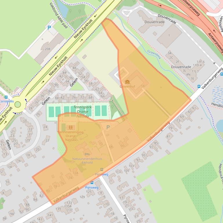 Kaart van postcodegebied 6419AV.