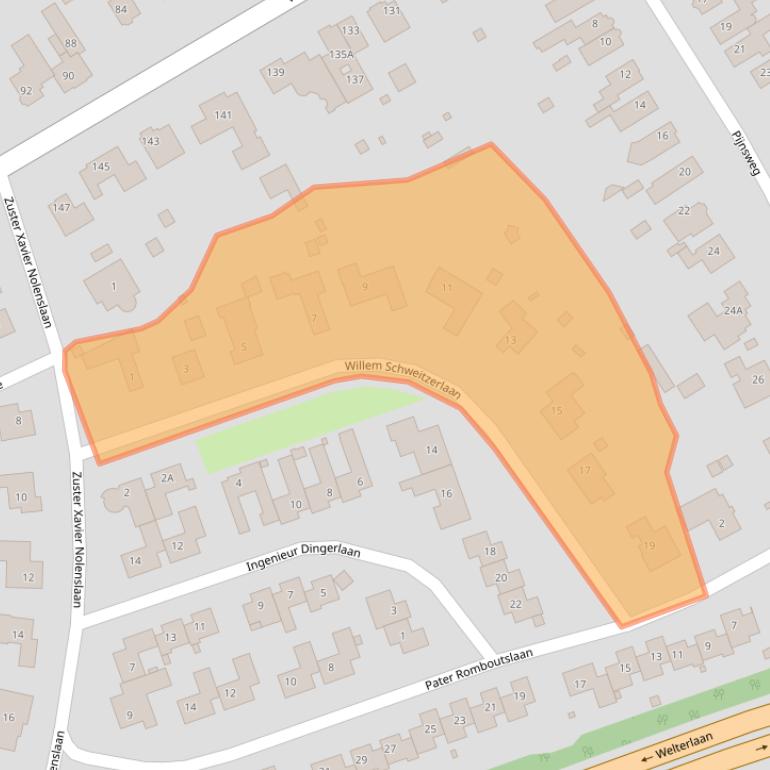 Kaart van postcodegebied 6419BA.