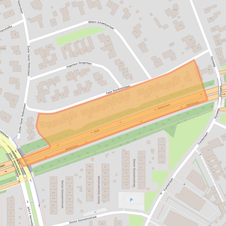 Kaart van postcodegebied 6419BD.