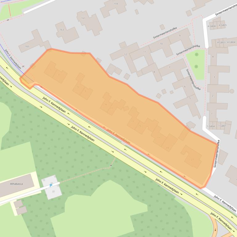 Kaart van postcodegebied 6419BG.