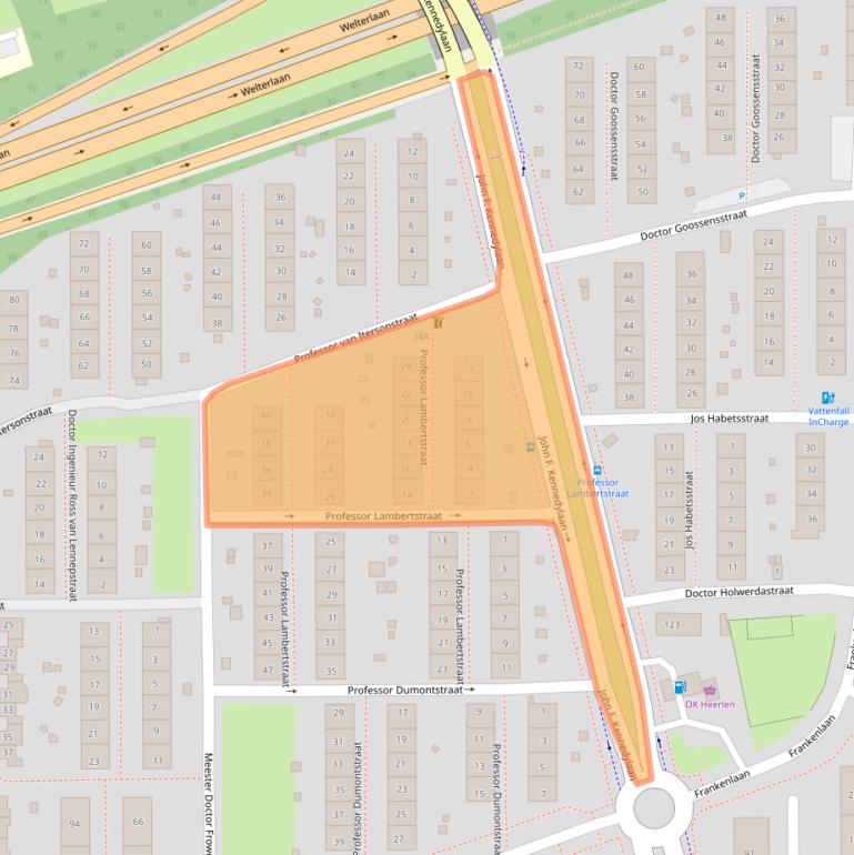 Kaart van postcodegebied 6419BP.