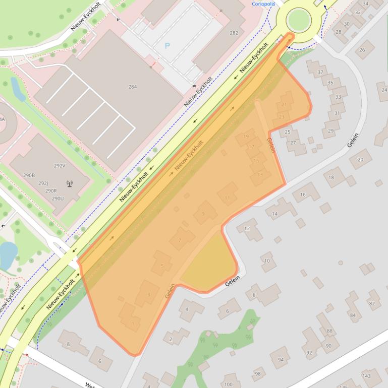 Kaart van postcodegebied 6419DA.