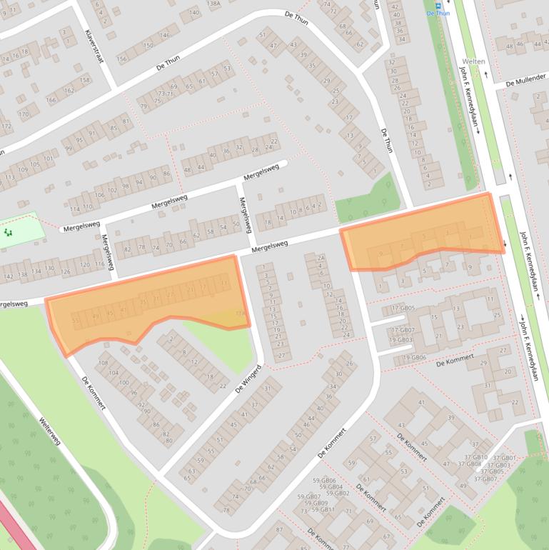 Kaart van postcodegebied 6419EA.
