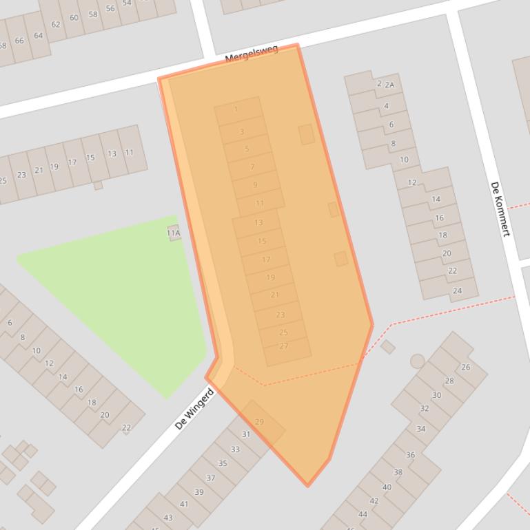 Kaart van postcodegebied 6419EL.