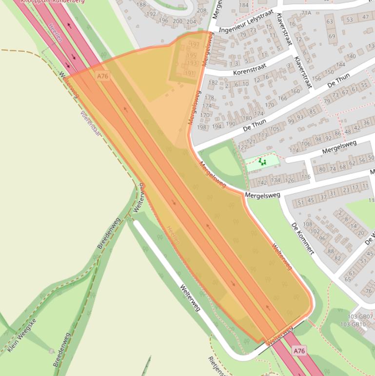 Kaart van postcodegebied 6419EP.