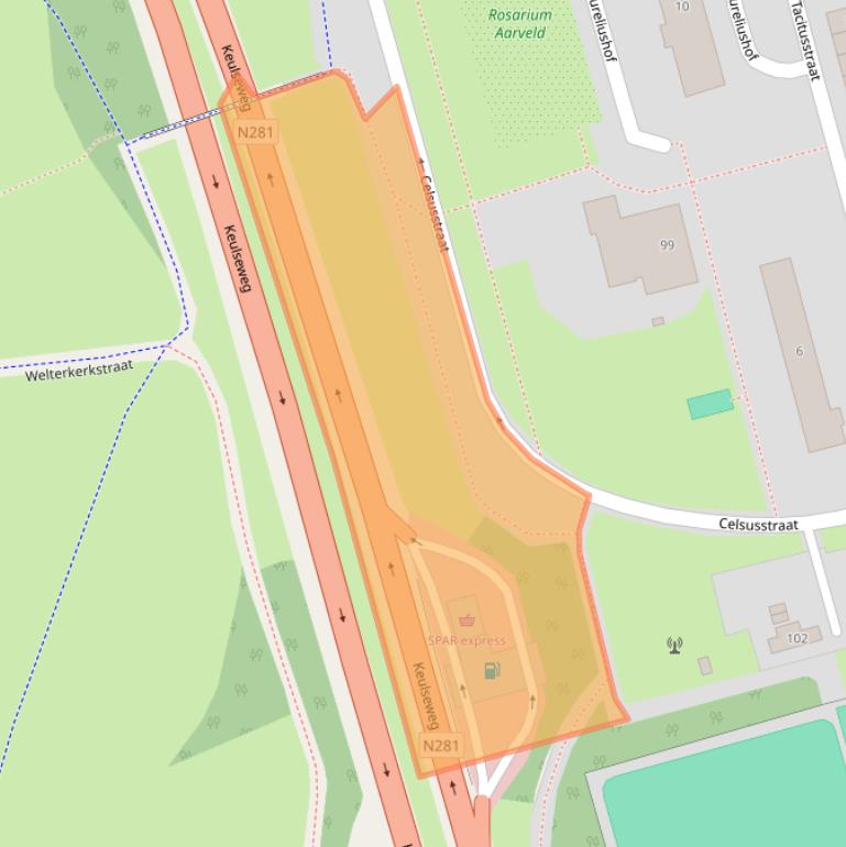 Kaart van postcodegebied 6419PA.