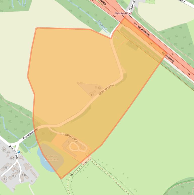 Kaart van postcodegebied 6419PD.