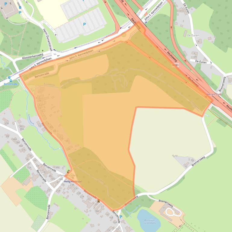 Kaart van postcodegebied 6419PE.