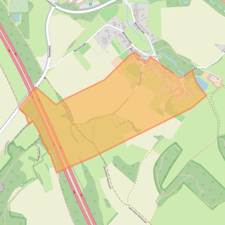 Kaart van postcodegebied 6419PG.