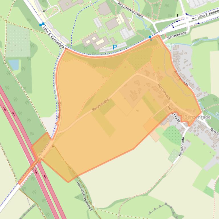 Kaart van postcodegebied 6419PH.