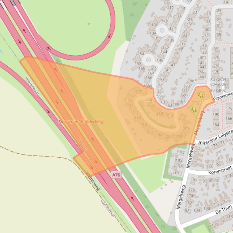 Kaart van postcodegebied 6419SG.