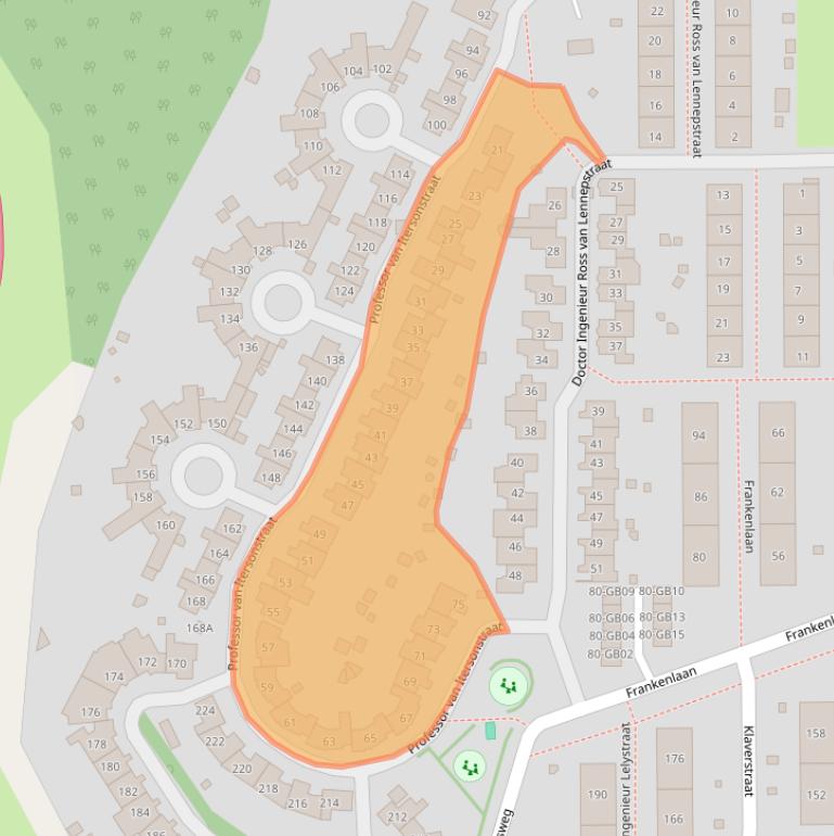 Kaart van postcodegebied 6419SH.