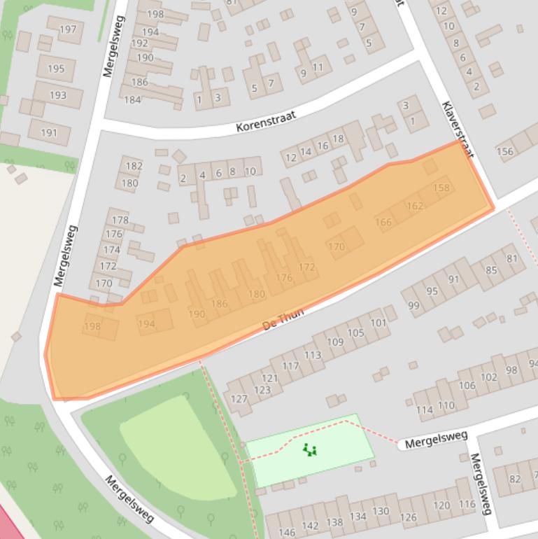 Kaart van postcodegebied 6419XK.