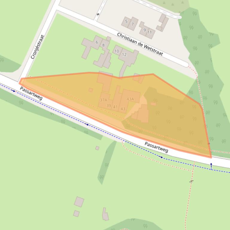 Kaart van postcodegebied 6421NT.