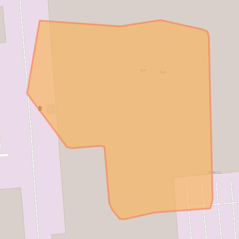 Kaart van postcodegebied 6422BP.