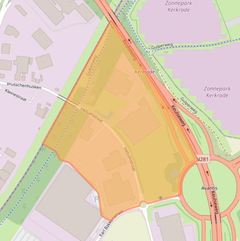 Kaart van postcodegebied 6422PK.