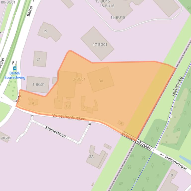 Kaart van postcodegebied 6422PL.