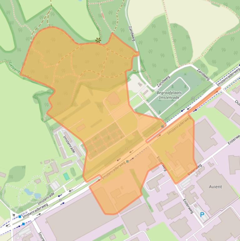 Kaart van postcodegebied 6422PM.