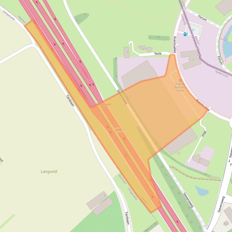 Kaart van postcodegebied 6422RH.