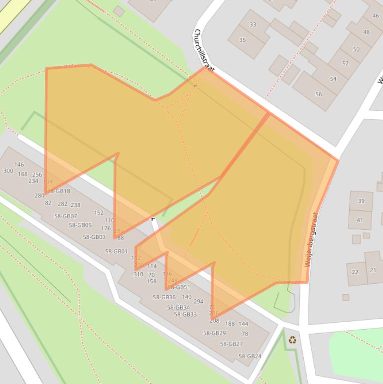 Kaart van postcodegebied 6431AN.